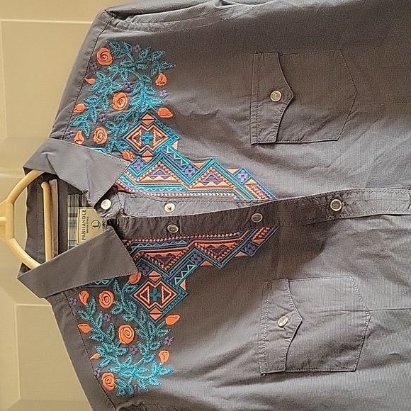 Panhandle embroidered western snap shirt - Picture 3 of 9